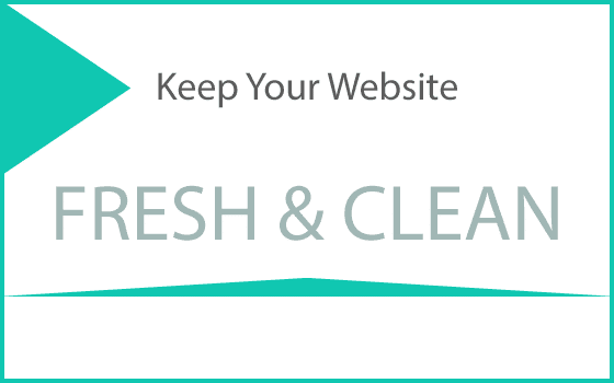 Keep Your Website Fresh and Clean